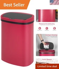 Elegant 13-Gallon Motion Sensor Trash Can for Convenient Home Waste Management
