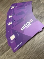 Ultra Mobile SIM Card Unlimited 5G Data Talk Text 3 Months Prepaid 