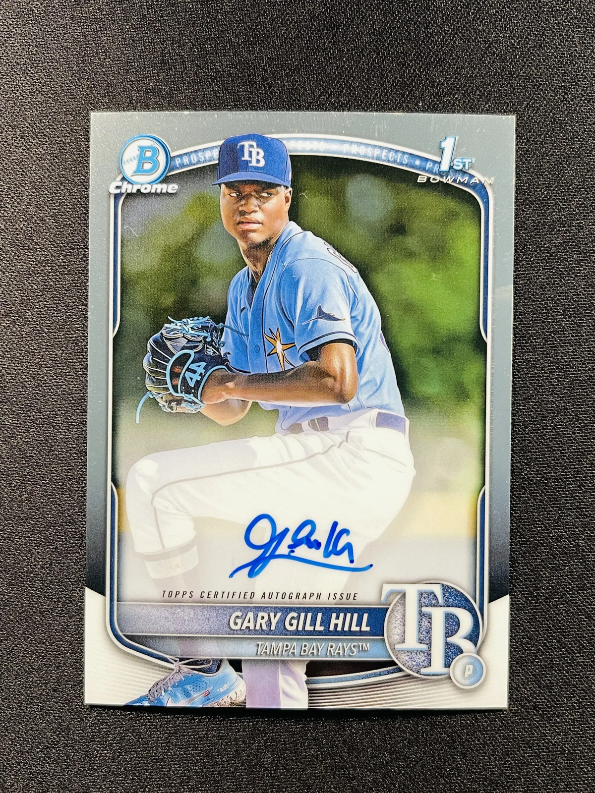 2025 Topps Bowman Chrome Auto Gary Gill Hill #CPA-GG 1st Rays -XZ43