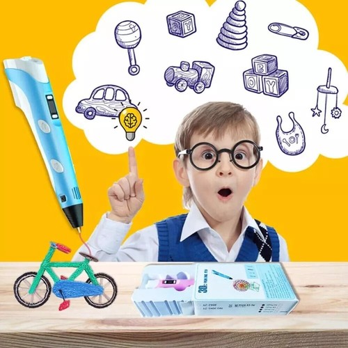 3D Printing Pen Set Doodle Printer Drawing 3 Colours PLA Filament Gift For Kids - Picture 5 of 15