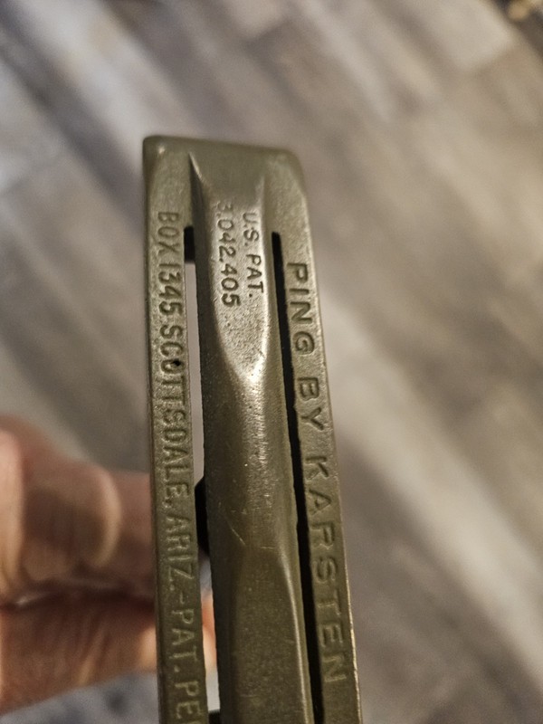 Rare Ping All Original 1960s Scottsdale 1A putter LH/RH 33 inches