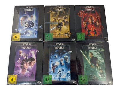 Neu   Star Wars Episode 1-6 Blu-Ray Sammlung 2 Disc Schuber - Eine neue Hoffnung