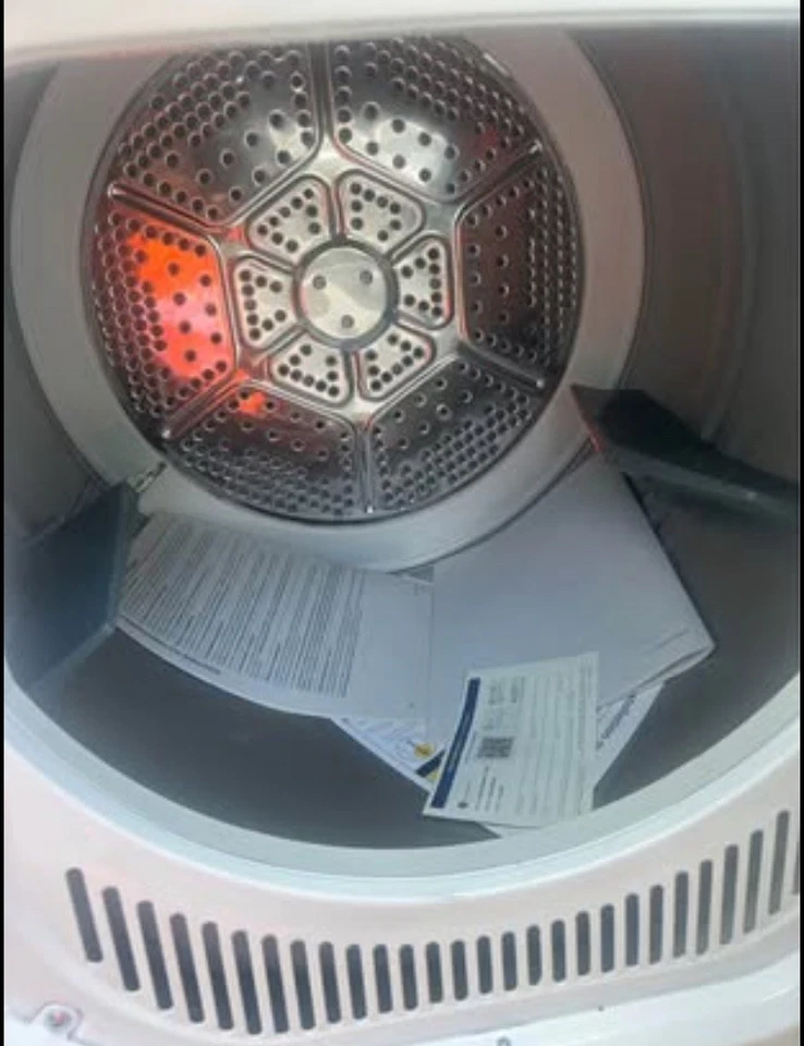 GE Gas Stacked Laundry Center with 2.6-cu ft Washer and 4.4-cu ft Dryer - Image 3 of 3