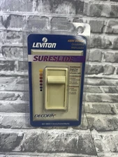 Leviton Decora Slide Dimmer Locator Light 6631-I IVORY Single Pole 600W