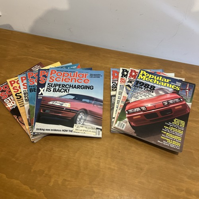 #ad Lot of 10 Vintage Popular Mechanics amp; Popular Science Magazines 1980s Cars $17.07