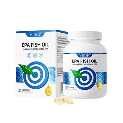 Vinsic EPA Fish Oil, 30Ct - 99% Pure EPA for Triglyceride & Cholesterol Support*