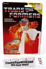 Wheelie Card Backer Mini Vehicles 1986 Vintage Hasbro G1 Transformers