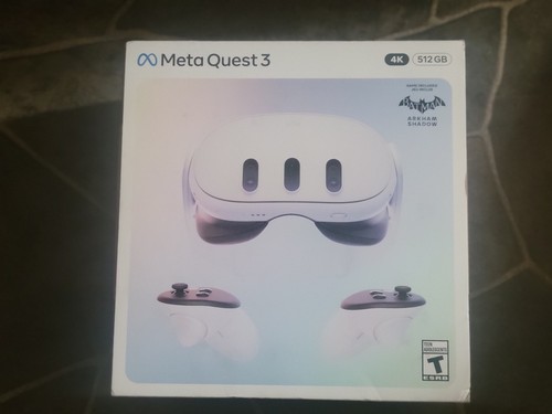 Meta Quest 3 512GB – Arkham Shadow 4k-comes with Breathable facial interface-NEW
