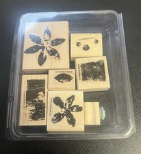 Stampin Up Rubber Wood 2005 year ASSORTED 7pc