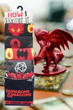 Dungeons & Dragons Men’s Crew Socks 6 Pair Size 8-12 NWT