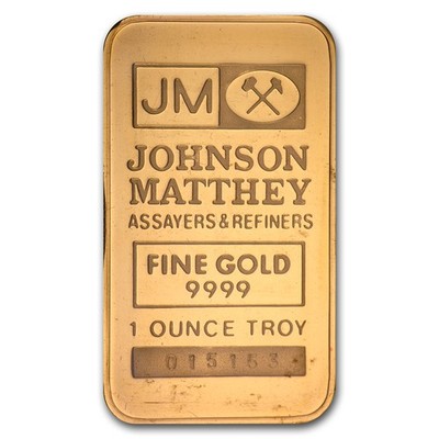 1 oz Gold Bar - Johnson Matthey (TD Bank) | eBay