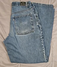 Vintage 2001 Levi's Silvertab Jeans Mens 34x34 Baggy Fit Skater Denim 44599-0855