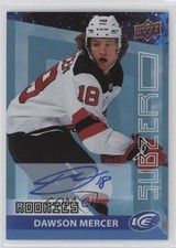2021-22 Upper Deck Ice Sub Zero Rookie Blue Auto Dawson Mercer #SZ-55 Auto 4a7