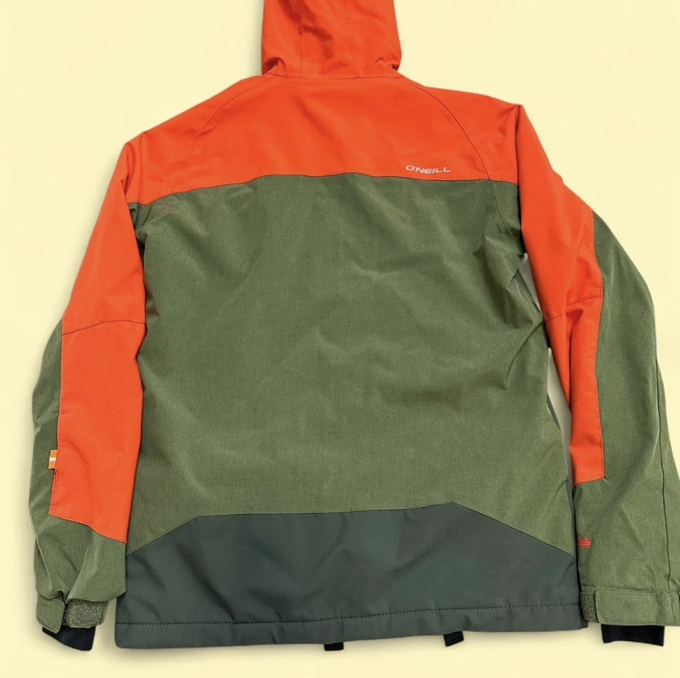 O’Neill Women’s Snow Outerwear Ski Snowboard Jacket US 14 (Large) Orange/Green - Image 4 of 4