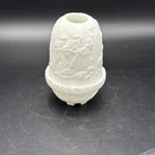 Fenton Art Glass Nativity Scene Fairy Lamp candle holder,