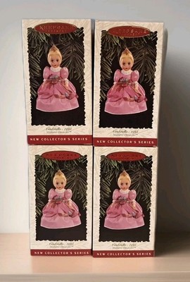 Vtg Hallmark Keepsake Ornament Cindarella Madame Alexander Lot Of 4 Christmas
