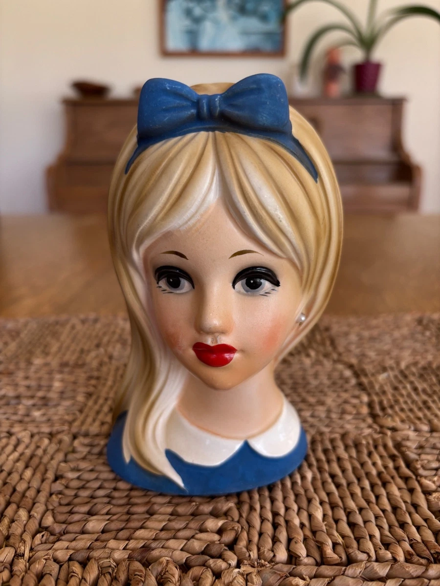 貴重Big！50s 西洋女性の花瓶　アメリカアンティークUSA雑貨ヴィンテージ vintage girl head vase products for sale | eBay