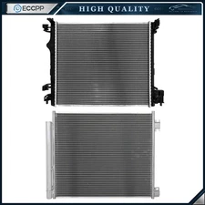Aluminum Radiator & AC Condenser Cooling Kit For 2017-2019 Nissan Rogue Sport