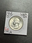 1953 D Washington Silver Quarter Gem BU Uncirculated MS++ 25c Coin (Raw18853)