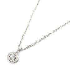 Collana BVLGARI Bulgari 1P ciondolo diamante oro bianco 18KWG usata donna