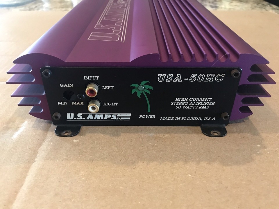 US AMPS USA50HC Old School Car Amplifier eBay