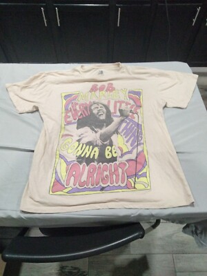 Zion Rootswear Bob Marley Every Little Thing Going To Be All Right Size S/M