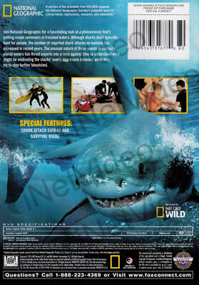 When Sharks Attack - Season 1 (National Geographic) DVD | eBay