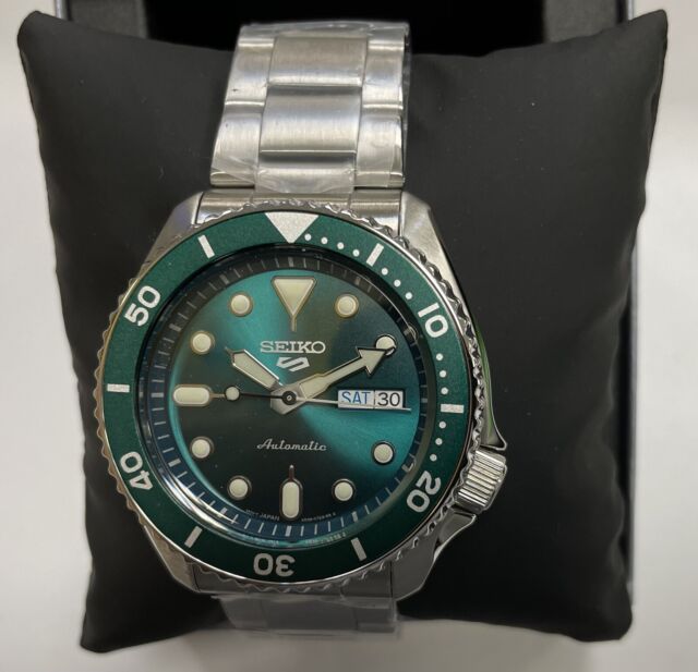 Seiko 5 Sports Green Men's Watch - SRPD61 for sale online | eBay