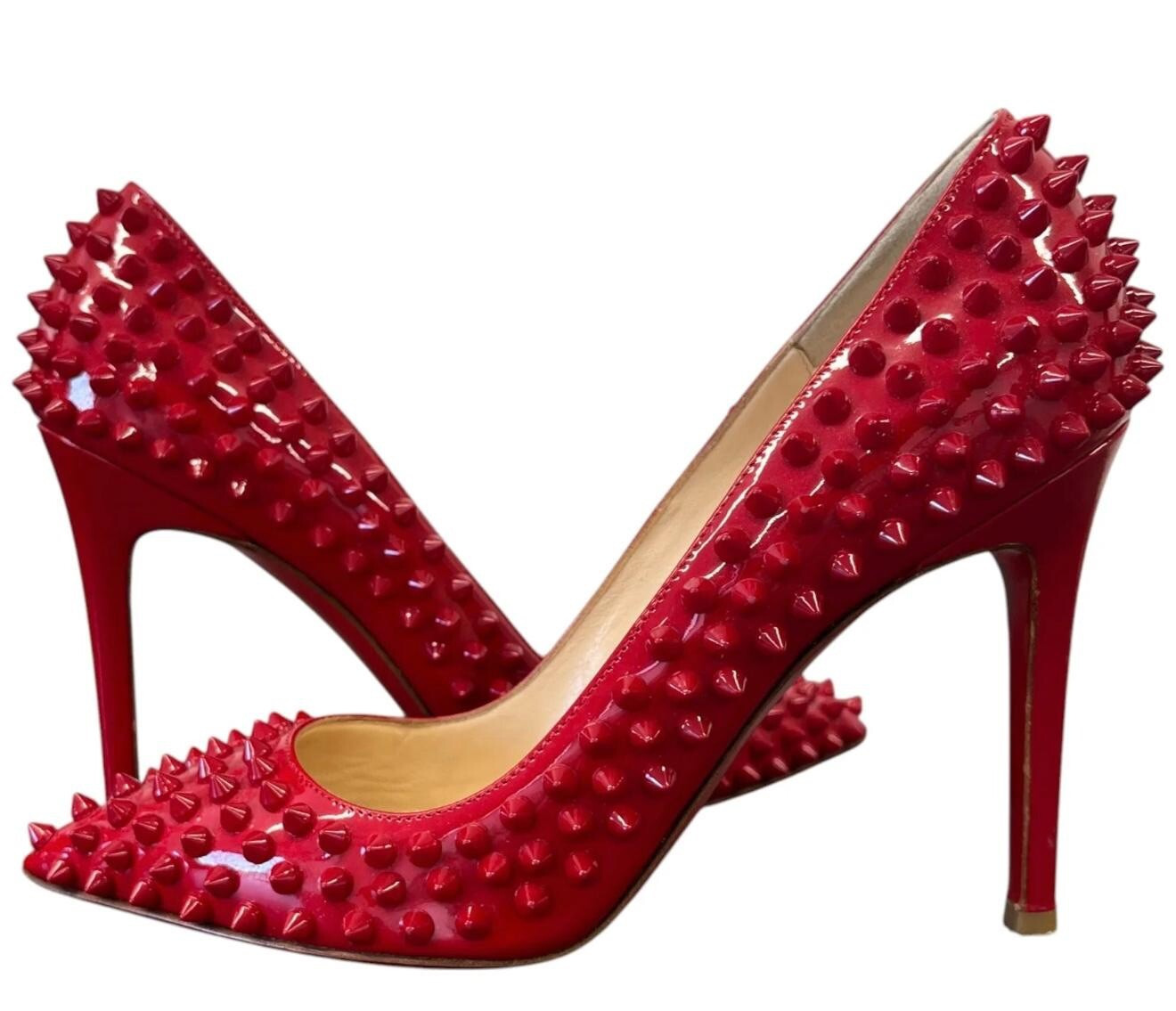 Christian Louboutin Pigalle 100 Patent Leather Heel UK5