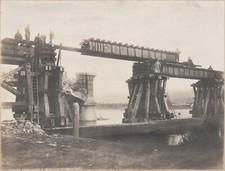 PHOTOGRAPHIE RECONSTRUCTION CHEMINS DE FER WW1 c1920 MONT SUR MEURTHE et Moselle