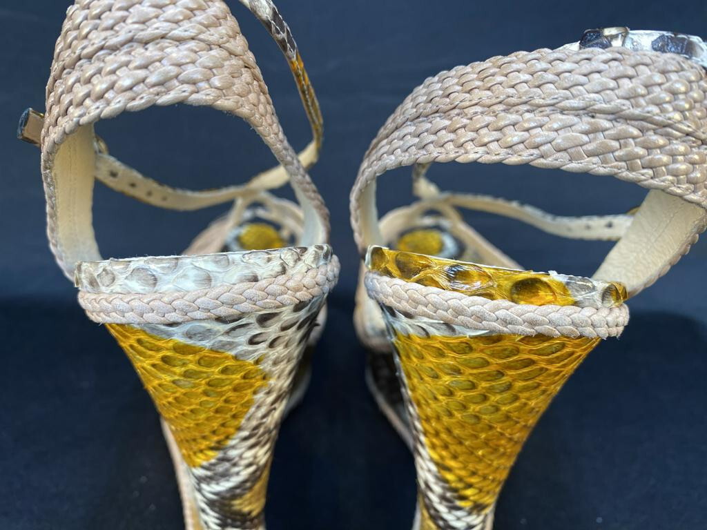 "Alexandre Birman" Pumps, Genuine Python Snake, H… - image 10