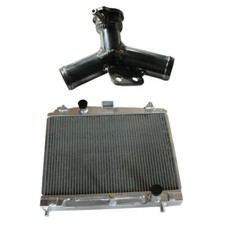 Aluminum Radiator + Filler Neck For Toyota Yaris Ncp91 92 93 1.5l Mt 2006-2013