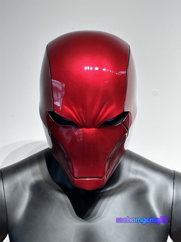 Batman Red Hood Jason Todd Helmet FRP Mask Halloween Cosplay Props eyes Light up - Picture 18 of 23