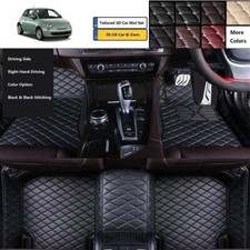 Tappetino auto su misura in pelle PU facile da pulire per Fiat 500 Abarth 500