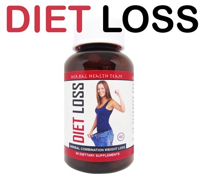 Over Weight Slimming Pills, DIET LOSS, 2 Month Supply 120 Capsules, Mixed Herbal