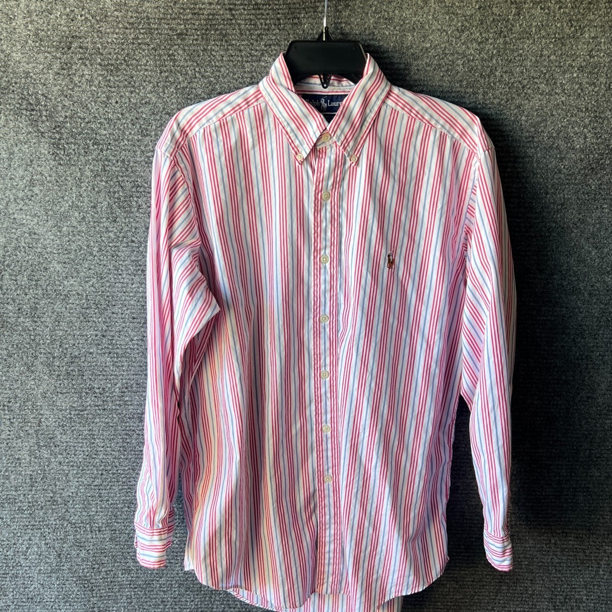 red white and blue mens dress shirt Ralph Lauren Dress Shirt Mens 15