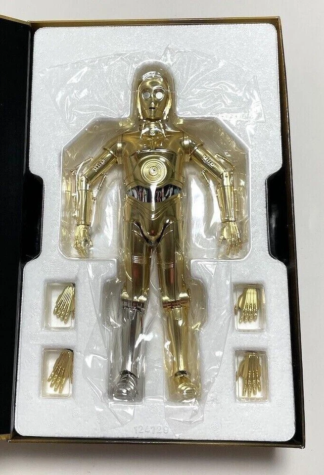 "STAR WARS C-3PO 12"" PM Diecast Chogokin 1/6 Bandai Tamashii Nations con caja" Foto 2 de 4