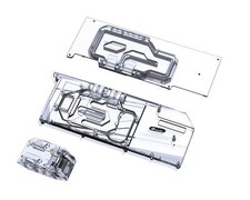 Bykski Full Coverage GPU Water Block w/ Integrated Active Backplate for Color...