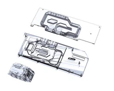 Bykski Full Coverage GPU Water Block w/ Integrated Active Backplate for Color...