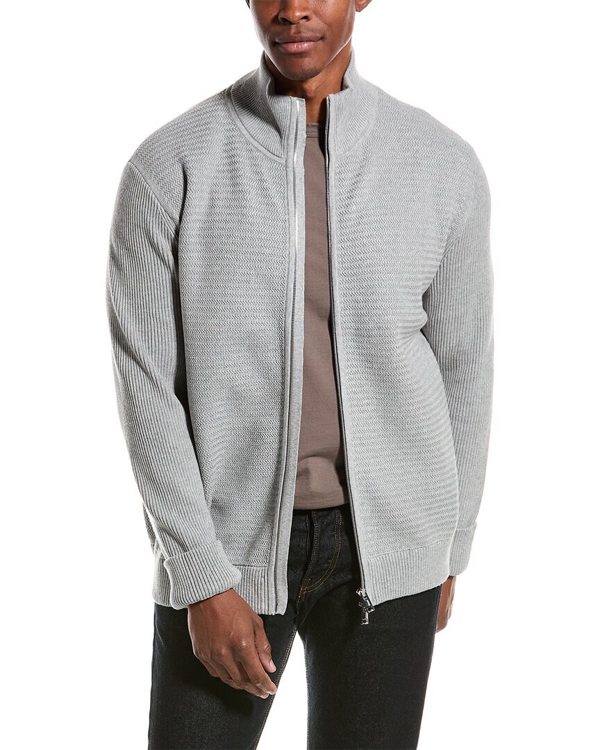 Кардиган Theory Riland на молнии мужской серый Xl 19890₽