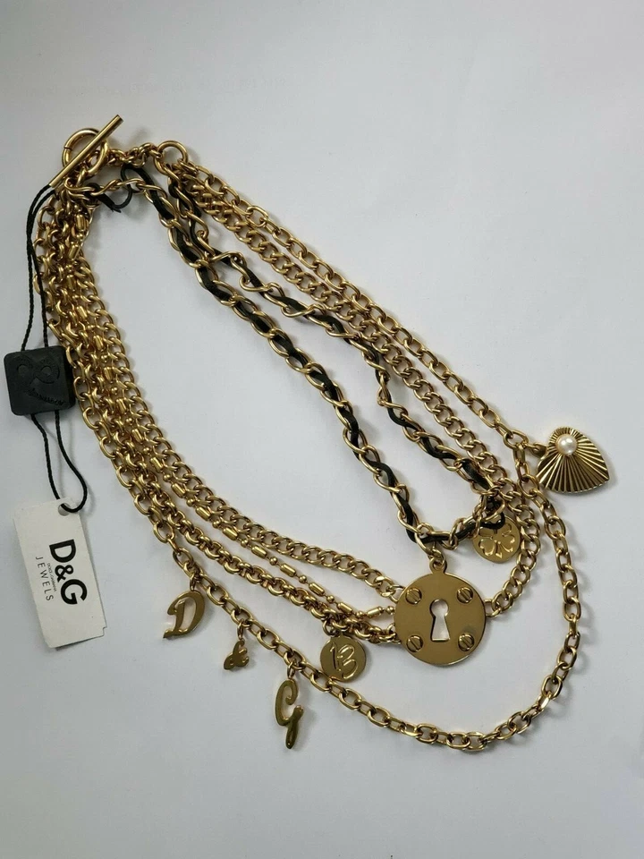 Collar para mujer Dolce & Gabbana D&G cadena múltiple DJ0507 Foto 2 de 4