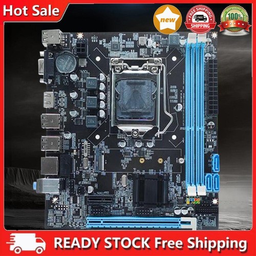 H61 Motherboard 16GB Micro-ATX Computer Motherboard LGA1155 Socket I3/I5/I7 CPU