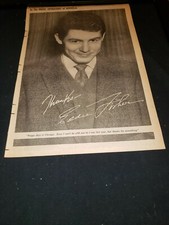 Eddie Fisher Rare Original 1955 Promo Poster Ad Framed!