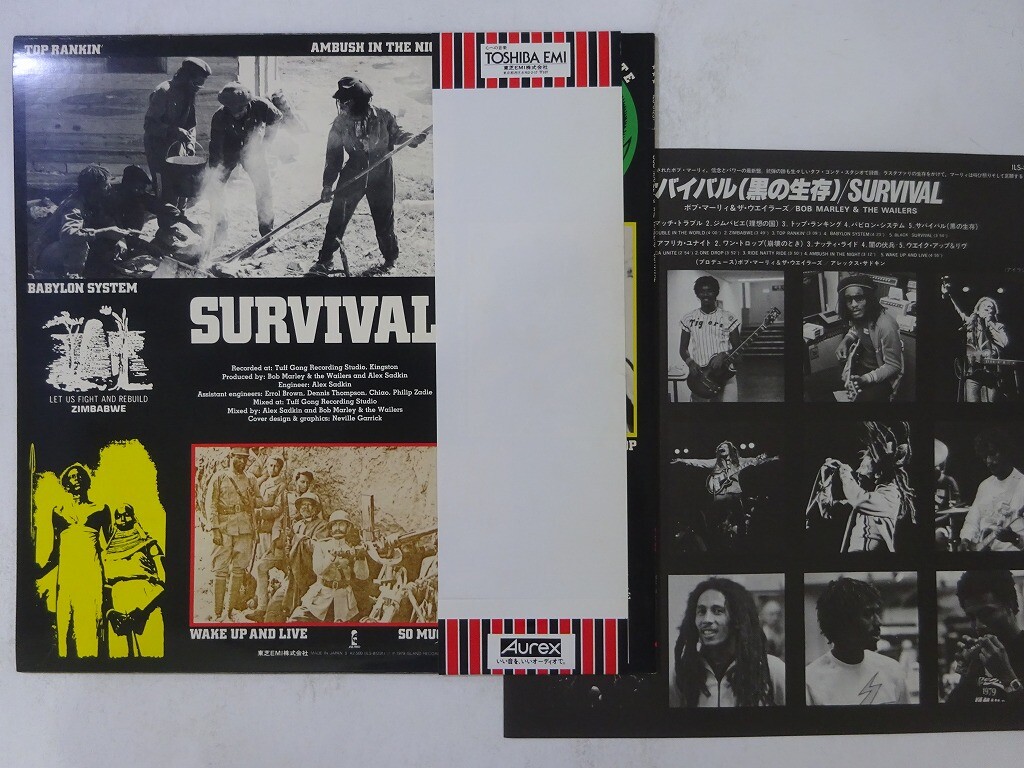LP 帯付き　BOB MARLEY SURVIVAL ILS81231 O Survival LP - Bob Marley Official Store