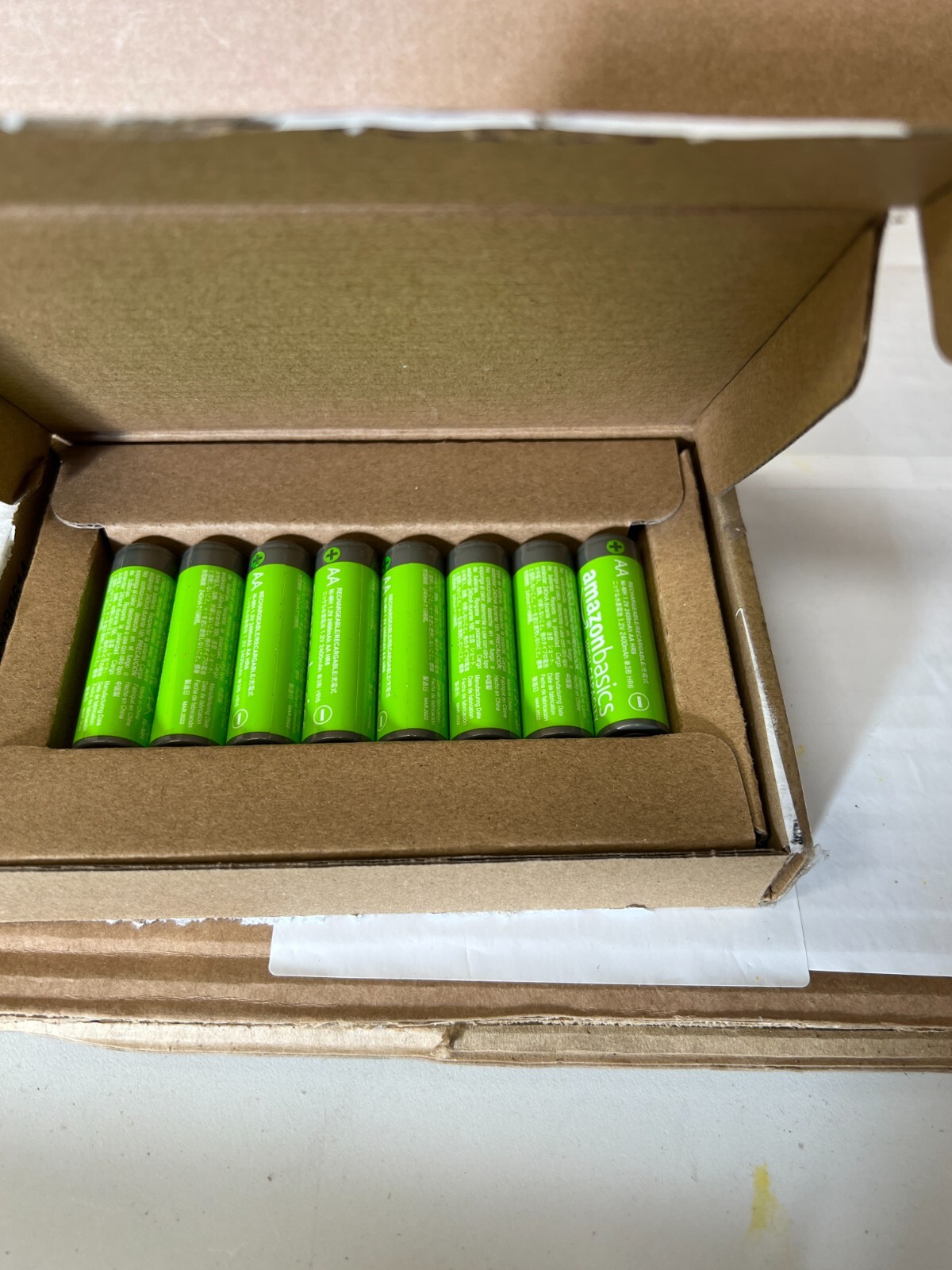 Amazon Basics AA HighCapacity Rechargeable Batteries, Precharged