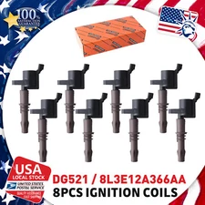 Brown 8Pc Ignition Coils DG521 For 2009 Ford Expedition V8 5.4L FD509 DG521 New