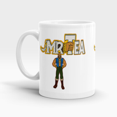 Supercoole MR TEA - MR T - A TEAM Cartoon Fototasse Tasse Weihnachten Geburtstag Geschenk