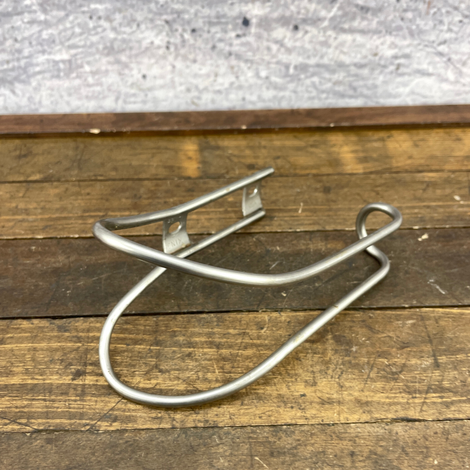 Vintage King Cage Water Bottle Cage Stainless Steel  SS Made in USA Bike Silver