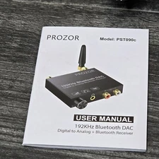 Prozor Digital to Analog Audio DAC Bluetooth Transmitter and Receiver PST090C
