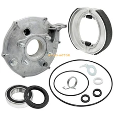 Rear Brake Panel & Brake Shoes for Honda FourTrax 300 TRX300 TRX300FW 1988-2000